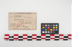 Etikett zu Eisenlanzenspitze (NHMW-PRAE-025370)